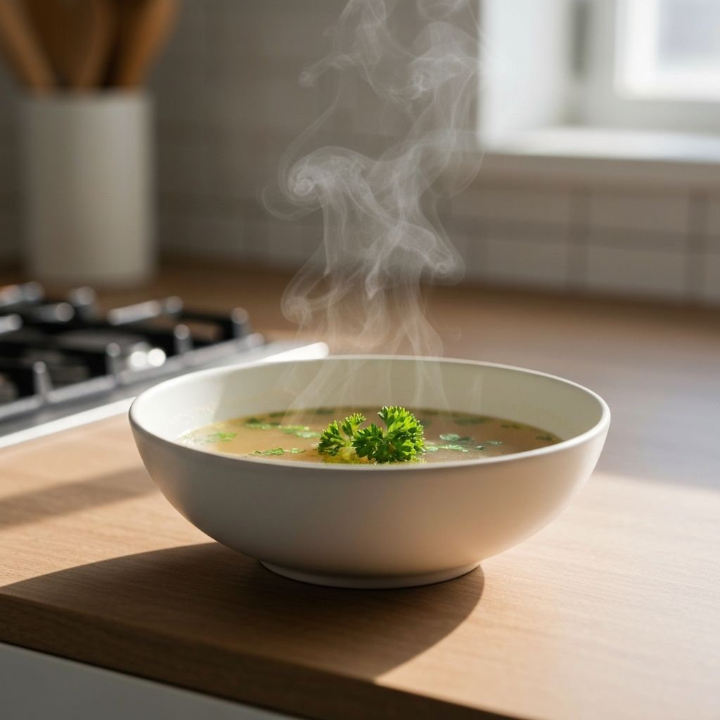 Rosół z natką pietruszki